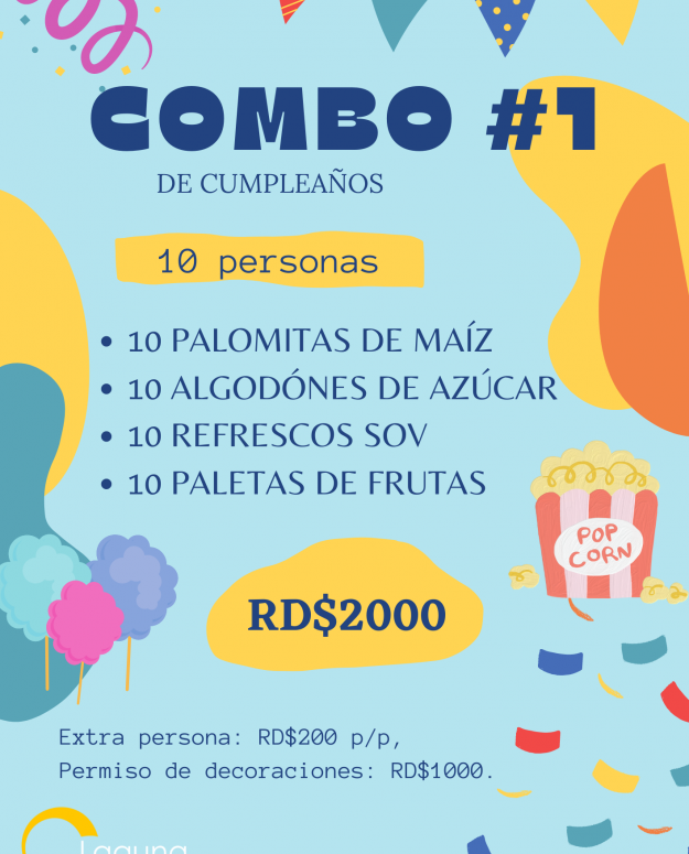 Nuevos Combos De Cumpleaños En Laguna SOV | Laguna SOV — Paraíso ...